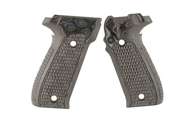 Hogue Extreme G10 Sig Sauer P226 Pistol Grip, G-Mascus Black/Gray Pattern 26137-BLKGRY