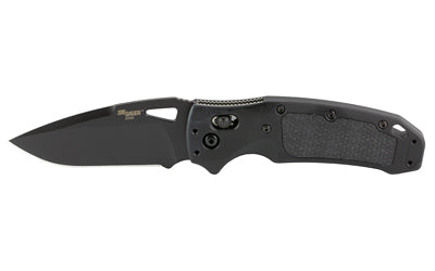 Hogue SIG K320 AXG PRO Folding Knife, Black, 3.5 Inch Drop Point S30V, ABLE Lock, G10 Inserts 36374