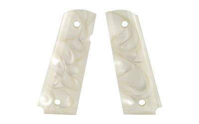 Hogue Extreme Series Polymer Grip for 1911 Government Model, White Pearlized, Ambi Cut 45318