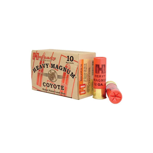 Hornady 86224 Heavy Magnum Coyote 12 Gauge 3" 1oz 00 Buck Shot 1300 fps 090255862249