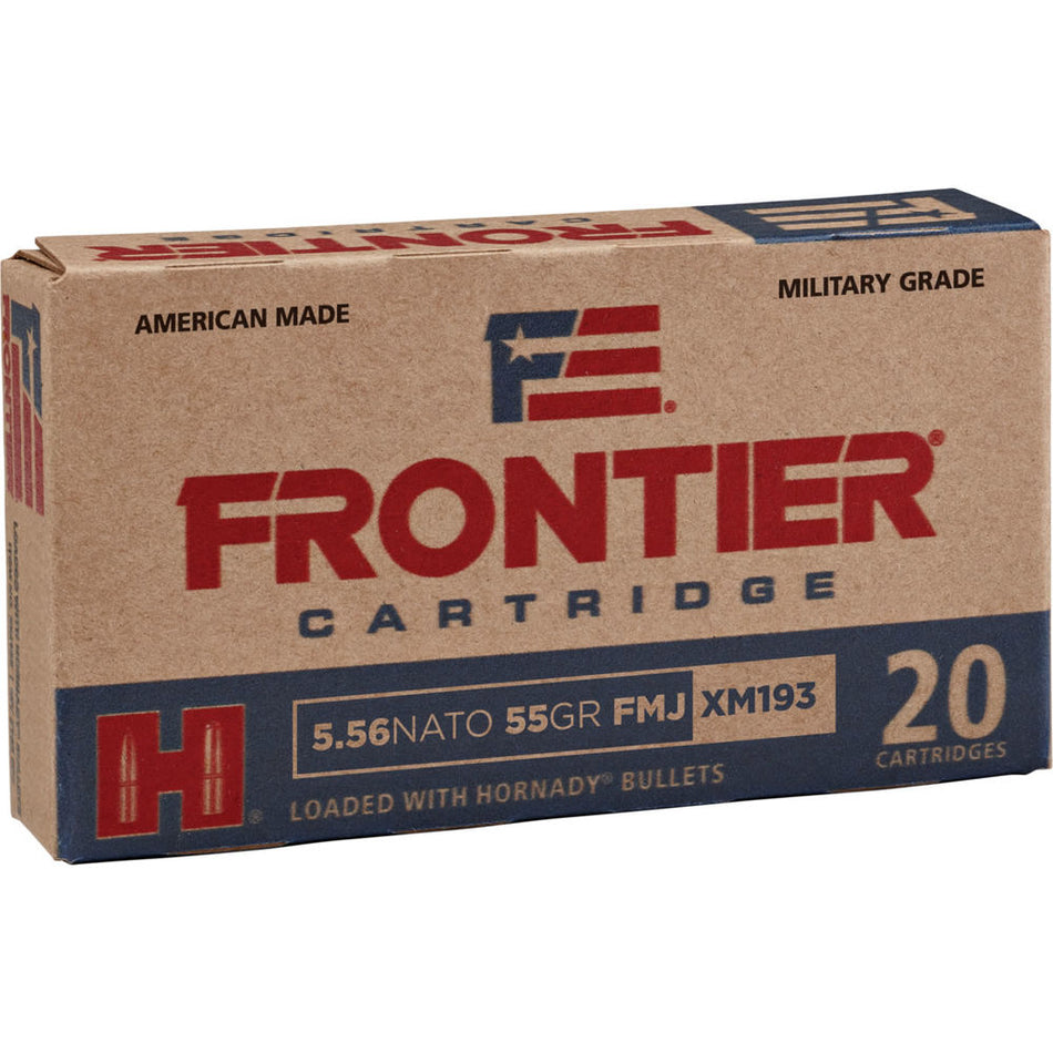 Hornady .223 Remington Frontier Cartridge 55 grain Hollow Point Match ammunition
