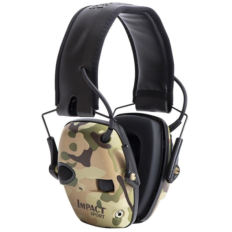 Impact Sport Electronic Earmuff Multi-Cam NRR 22dB