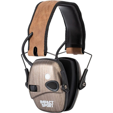 Howard Leight Impact Sport Bluetooth Hearing Protection Brushed Bronze Brown 21dB