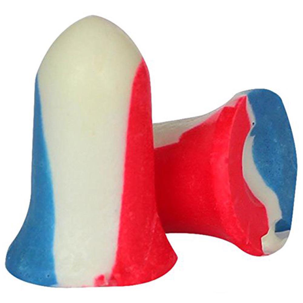 Howard Leight Single-Use Shooter's Earplugs 33NRR Red White Blue 100/pk