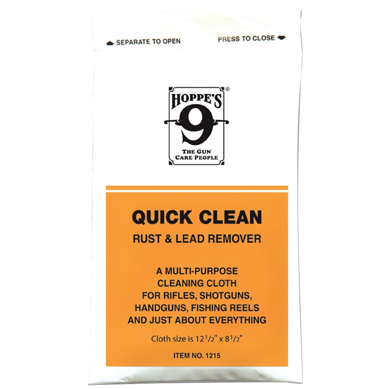 Hoppe's Quick Clean Rust & Lead Removing Cloth