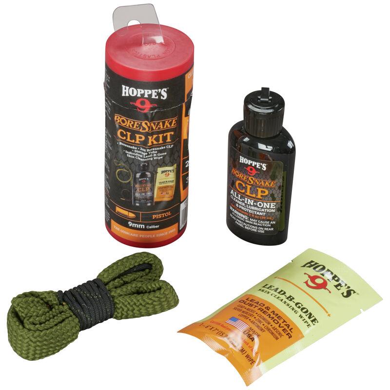 Hoppe's 9mm Pistol Boresnake CLP Cleaning Kit with Reusable Canister