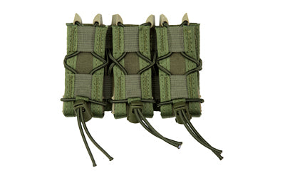 High Speed Gear 11PT03OD Triple Pistol TACO, MOLLE Compatible, Hybrid Kydex/Nylon, Olive Drab