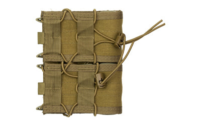 High Speed Gear 11TA02CB Double Rifle TACO, Dual Rifle Magazine Pouch, MOLLE, Coyote Brown