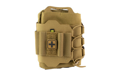 High Speed Gear 12RX00CB ReFlex IFAK Carrier and Med Roll System, Coyote Brown, MOLLE Compatible