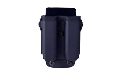 High Speed Gear 42P102BK Uniform Line Twin Mag Pouch Size 1, Kydex, Black, Universal Clip Mount