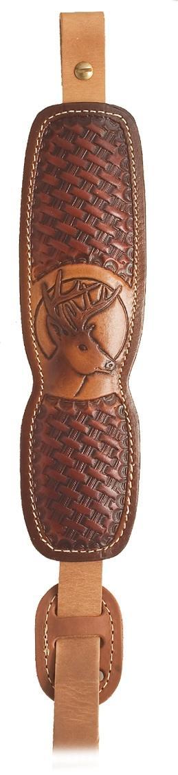 Hunter ProHunter Suede-Lined Leather Sling - Deer Head Artwork