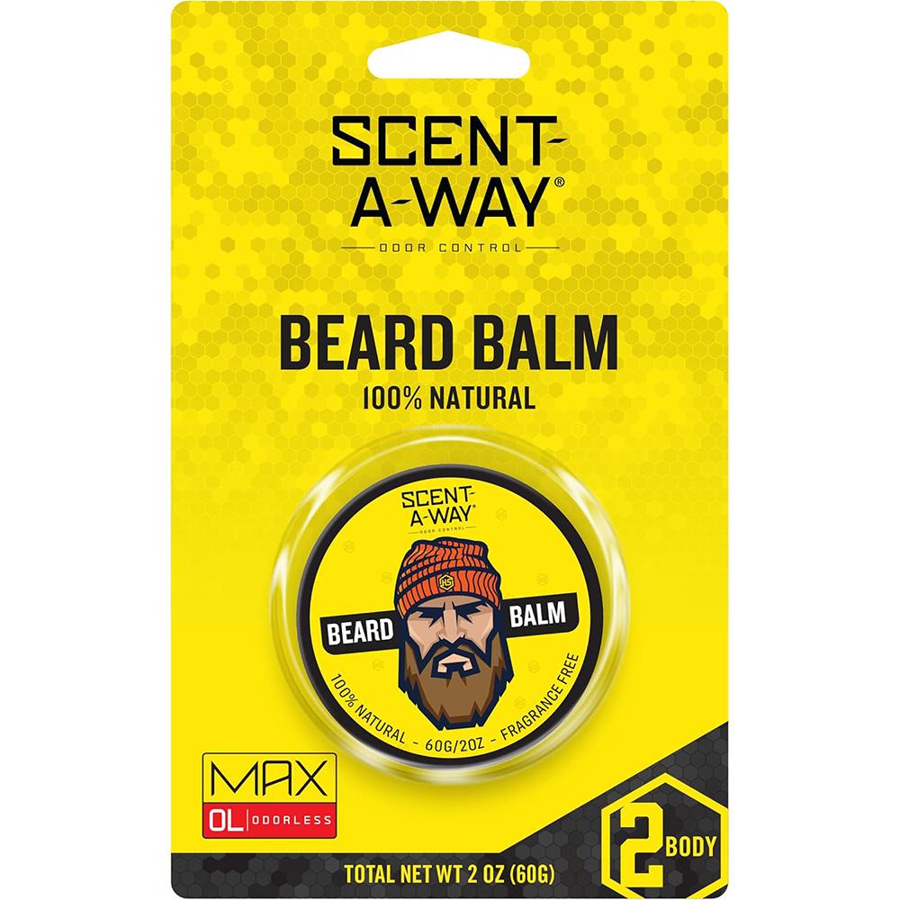 Scent-A-Way 2 oz Natural Beard Balm Scent Control
