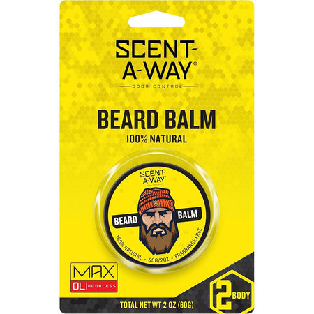 Scent-A-Way 2 oz Natural Beard Balm Scent Control