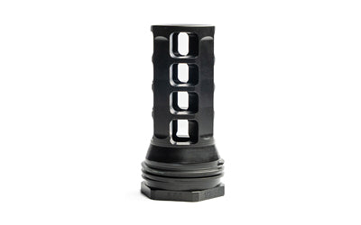 HUXWRX Safety Co 338 Cal 5/8x24 Quick Disconnect Muzzle Brake Black Finish 1647