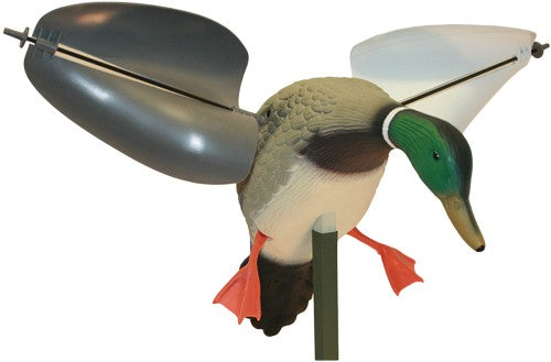 MOJO Wind Duck Mallard Drake Spinning Wing Decoy with Support Pole