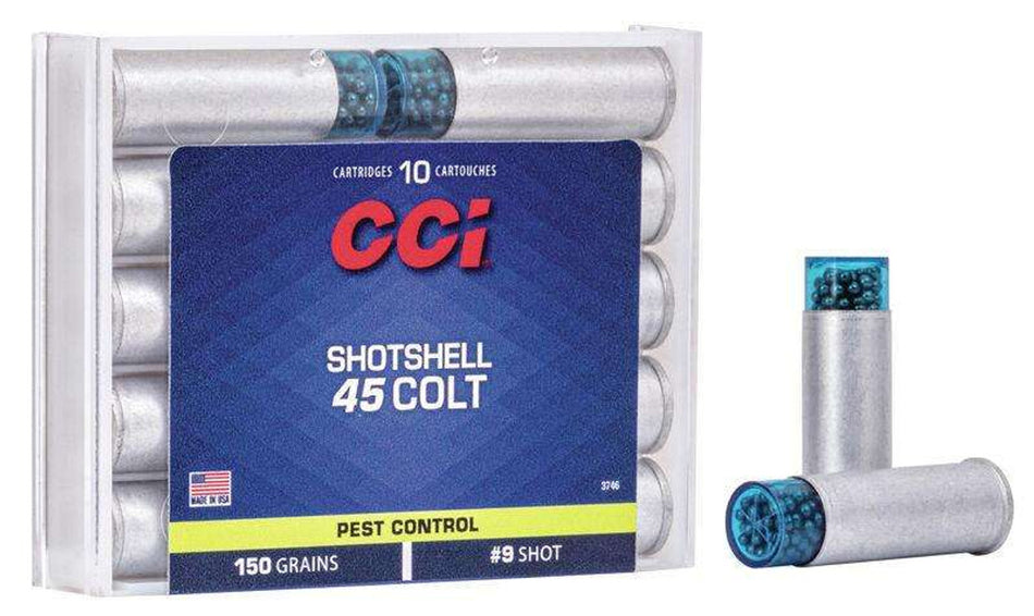 CCI .45 Long Colt Pest Control #9 Shot 150 grain Shotshell ammunition