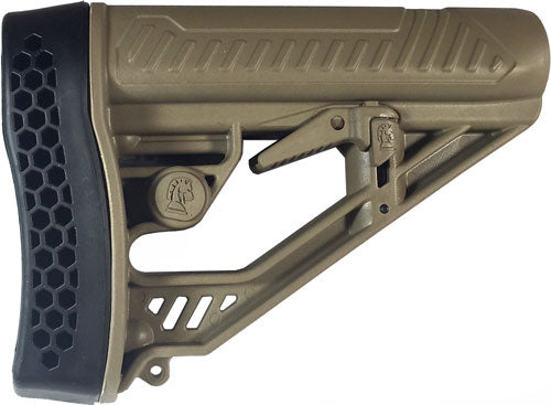 Adaptive Tactical AR-15 Mil-Spec Polymer Adjustable Stock Flat Dark Earth