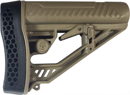Adaptive Tactical AR-15 Mil-Spec Polymer Adjustable Stock Flat Dark Earth