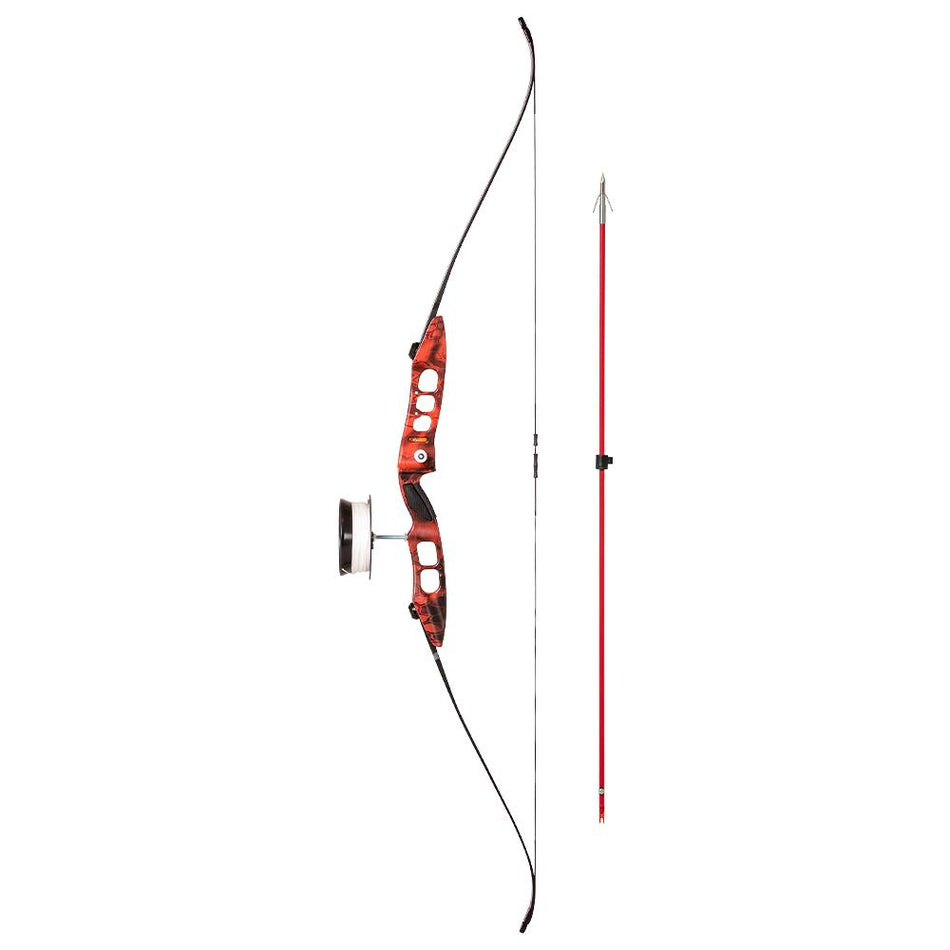 Cajun Bowfishing Fish Stick Take-Down RTF RH 45 lb Bow Red Veil Alpine