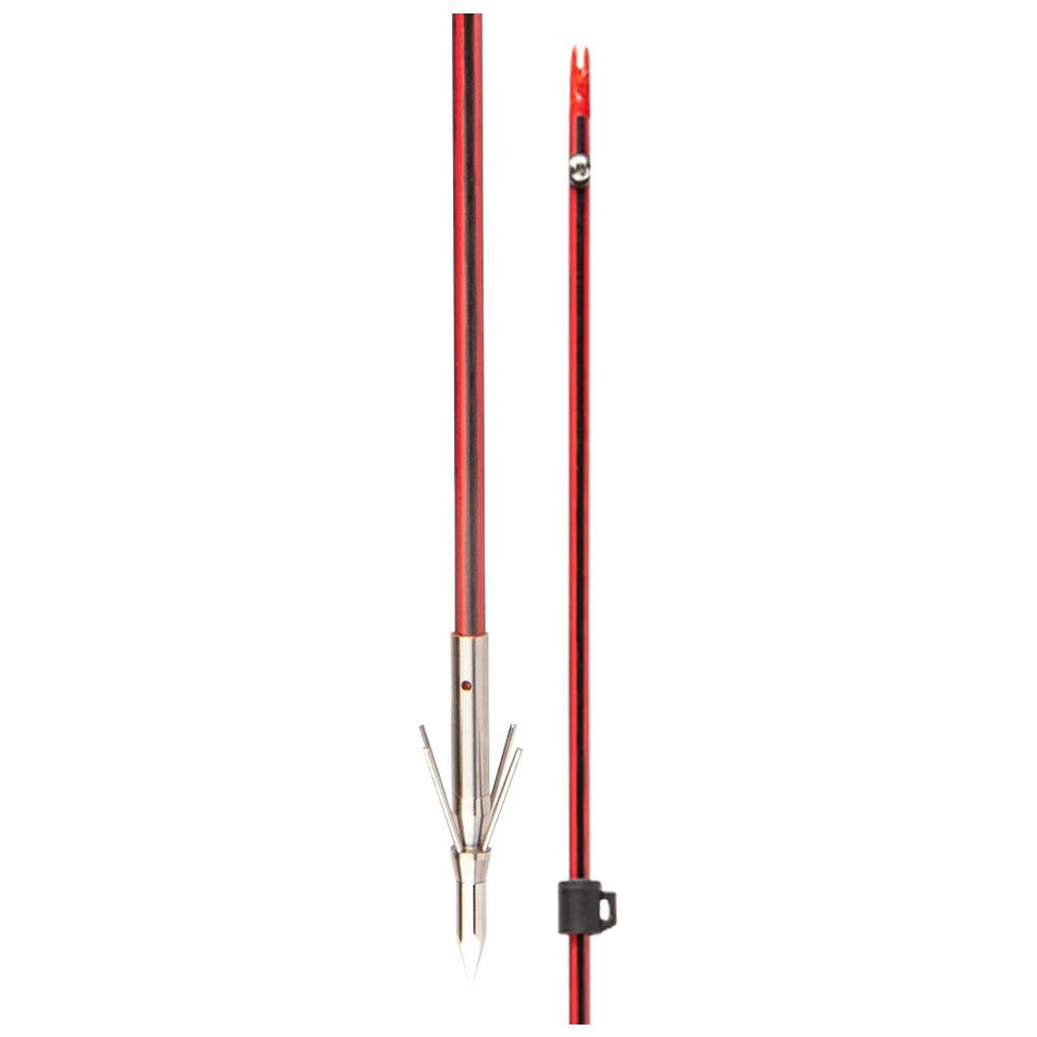 Cajun Bowfishing Wasp Arrow 4-Barb Stinger Carbon Fiber Fiberglass Shaft