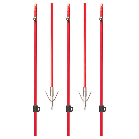 Cajun Bowfishing Fiberglass Arrow Piranha Point XT with Nock Slide and Stop