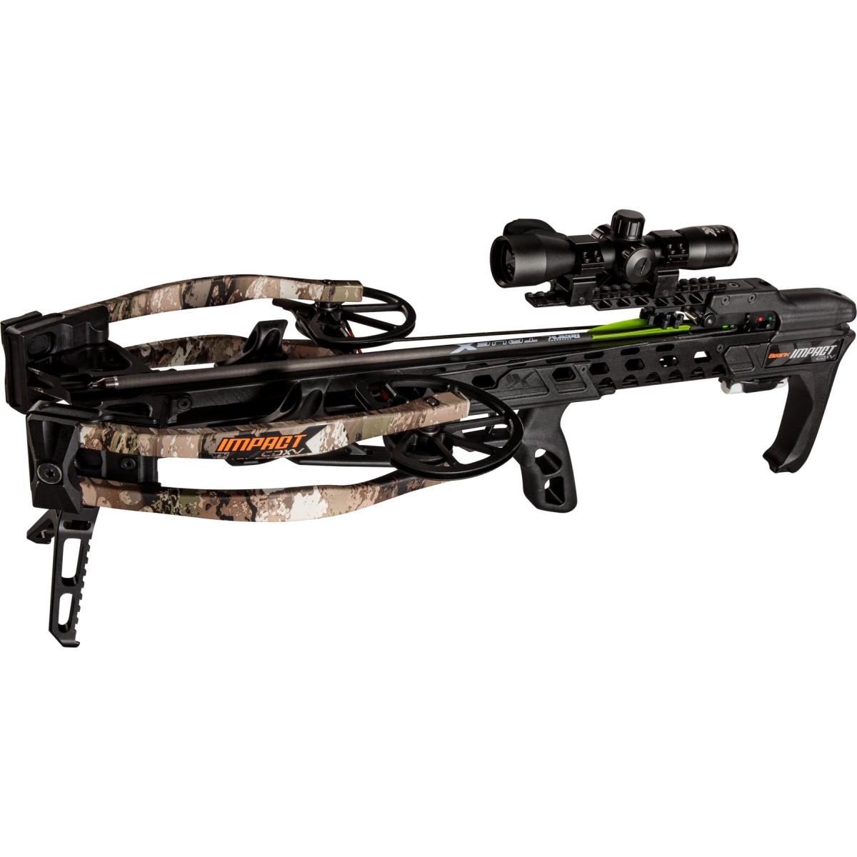 BearX Impact CDXV Crossbow Veil Stoke Camo 420fps 185lb Ready-to-Hunt