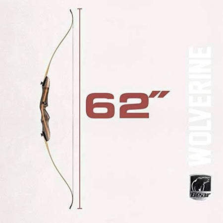 Bear Archery Wolverine 62" Take-Down Recurve Hunting Bow 29 lb RH