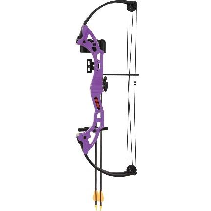 Bear Archery Brave Introductory Youth Compound Bow Right Hand 25lb Purple