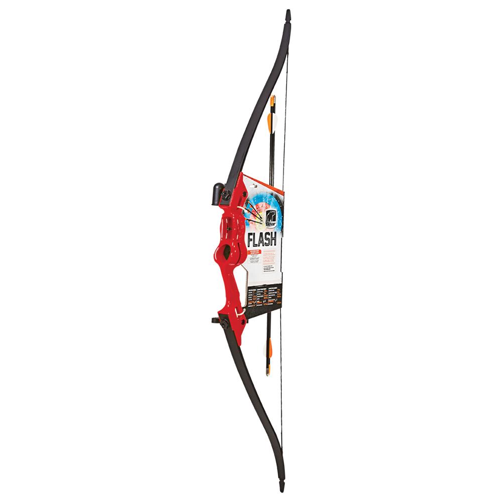 Bear Archery Flash Youth Bow Ambidextrous 18lb Peak Draw Red