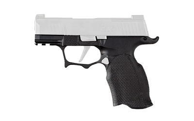 Icarus A.C.E. EVO Aluminum Grip Module Sig P365X with Memory Bump Backstrap Black