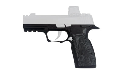 Icarus Precision ACE AXG Macro Grip Module for Sig P365 X-Macro/XL Manual Safety FCU, Aluminum Anodized, Black