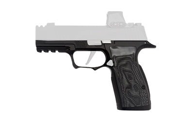 Icarus Precision ACE SXG Sig P365 X-Macro/XL Grip Module, Steel Construction, Black Nitride, Hogue G10 Panels