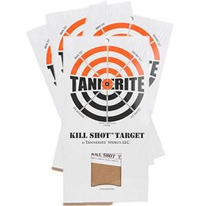 Tannerite Kill Shot Bundle 4ct Cardboard Bullseye Rifle Targets