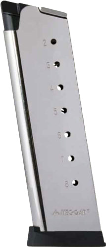 Iver Johnson 1911 Govt 45 ACP 8 Round Nickel Finish Mag