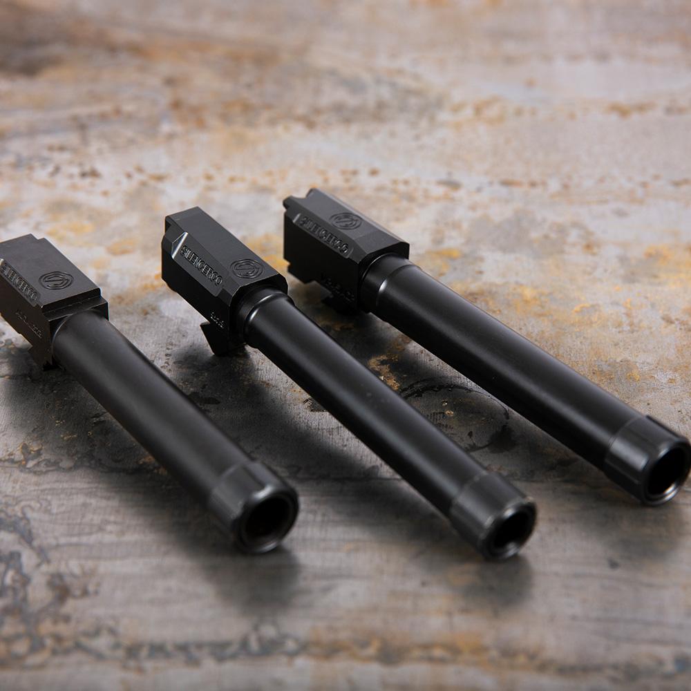 SilencerCo Threaded 9mm Barrel for Glock 17 1/2x28 416R Stainless Black