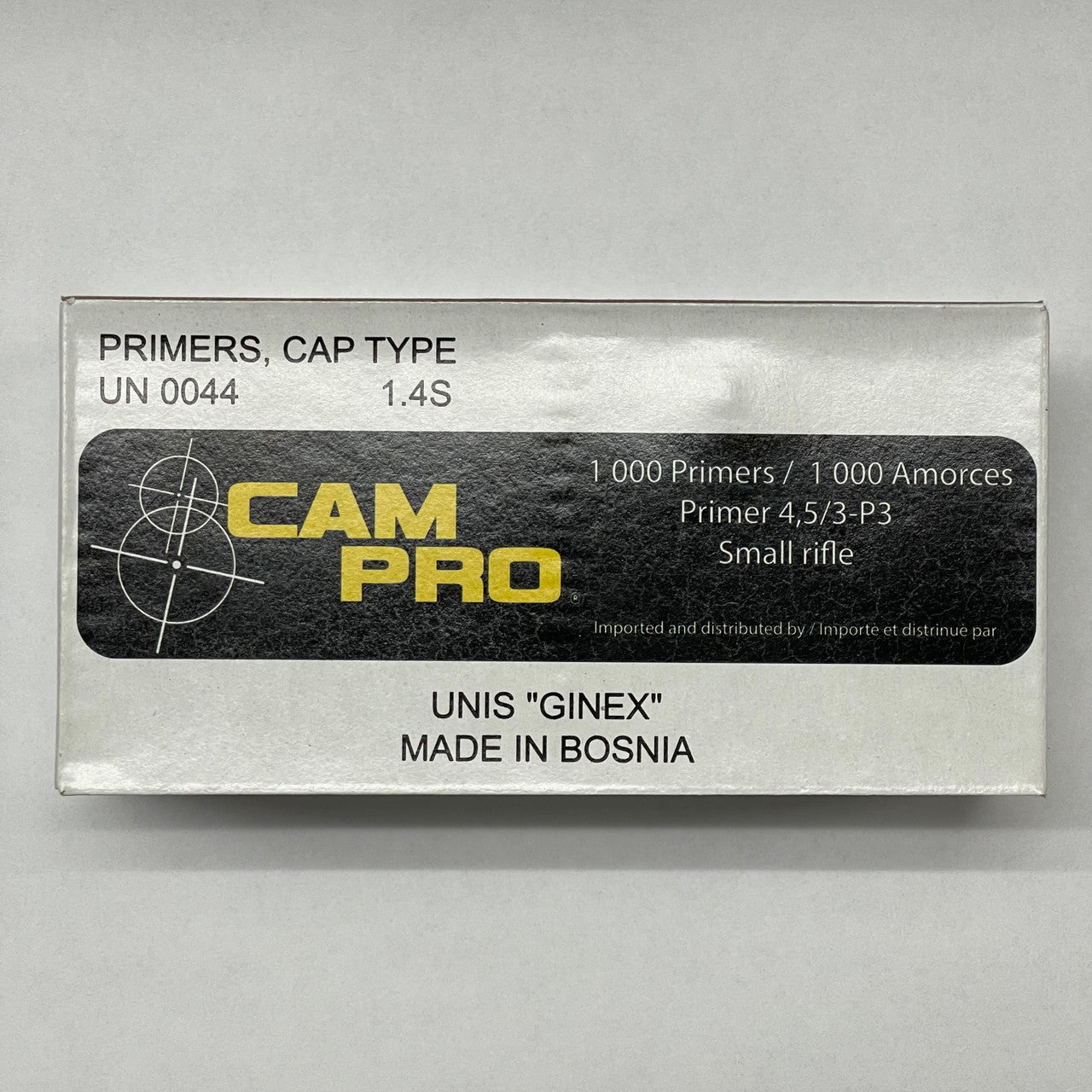 Ginex Small Rifle Primers: High-Quality Ignition for Superior Shooting Performance Product packaging may vary 1000ct/5000ct