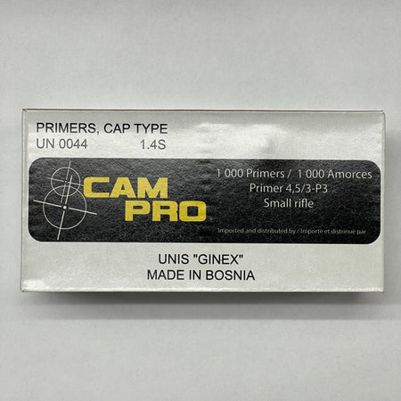 Ginex Small Rifle Primers: High-Quality Ignition for Superior Shooting Performance Product packaging may vary 1000ct/5000ct