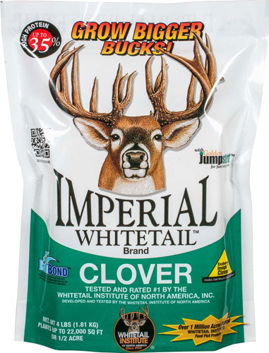 Whitetail Institute Imperial Clover 2 lbs for 1/4 Acre Deer Food Plot Seed