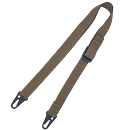 TacShield Sport Ridge 1" Wide 2-Point Sling HK Snap Hooks Coyote Brown