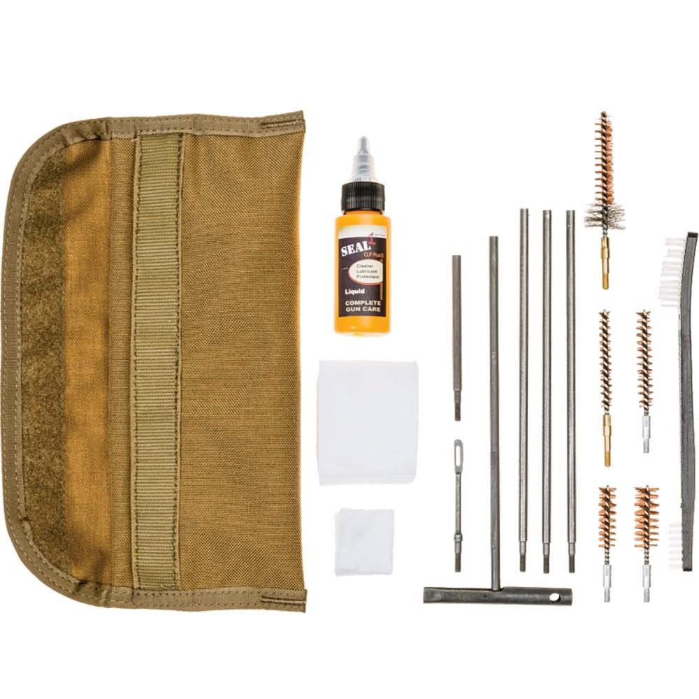TacShield GI Field Universal 13 Piece Cleaning Kit Seal 1 CLP Plus Coyote Brown