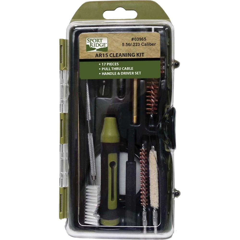 TacShield AR-15 M4/M16 17-Piece Cleaning Kit with Hard Case