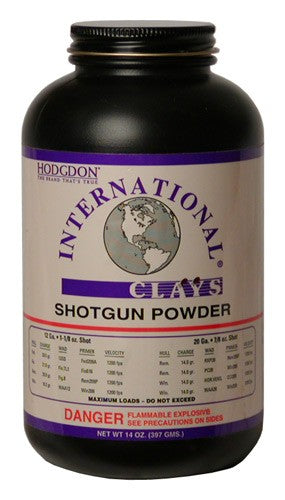 HODGDON INTERNATIONAL CLAYS 14OZ CAN 10CAN/CS