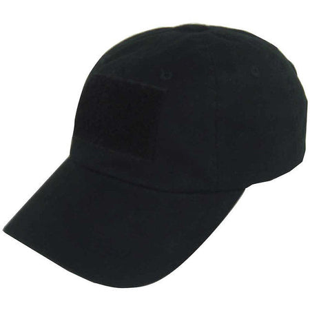 TacShield Tactical Contractor Hat Black Cotton Twill