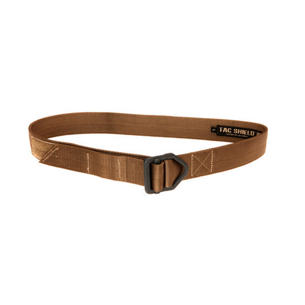 TacShield Tactical Riggers Belt Large Coyote 38 to 42 Inch 1.75in Width