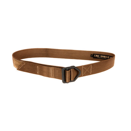TacShield Tactical Riggers Belt Large Coyote 38 to 42 Inch 1.75in Width