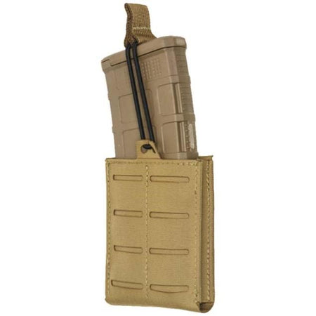 TacShield RZR MOLLE Single AR15/M4 Rifle Magazine Pouch in Coyote Brown