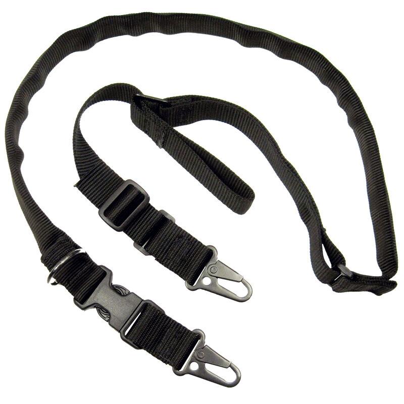 TacShield Warrior 1.25" Black 2-in-1 Convertible Sling with HK Snap Hook
