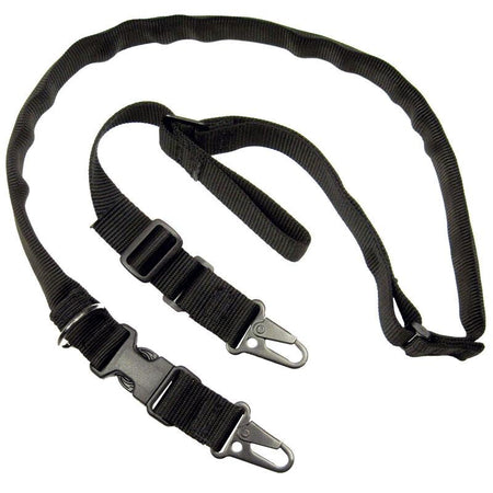 TacShield Warrior 1.25" Black 2-in-1 Convertible Sling with HK Snap Hook