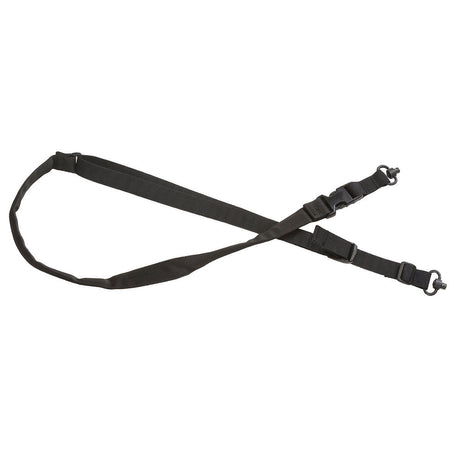 TacShield Quick Adjust 2-Point Padded Firearm Sling with QD Swivel Black
