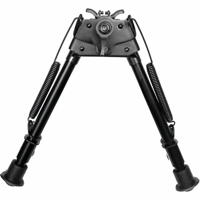TacShield Heavy Duty Bi-pod Pivot Adjustable 9"-13" Matte Black Finish